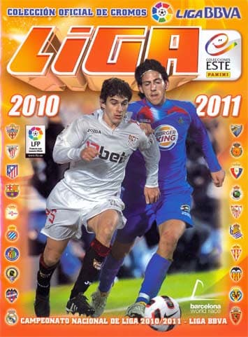 Capa do álbum Campeonato Espanhol - Liga BBVA 2010-2011