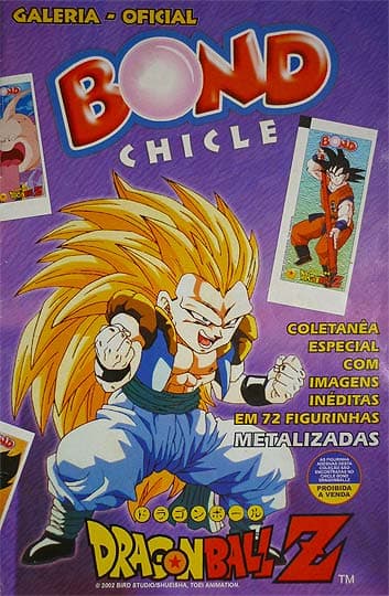 Capa do álbum Chicle de Bola Bond DragonBall Z 2002