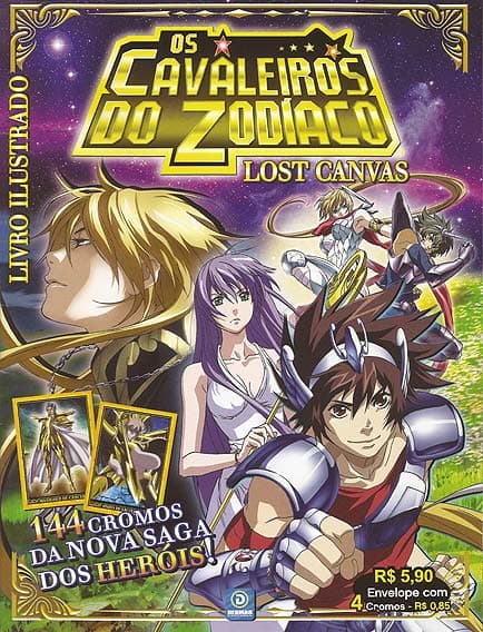 Capa do álbum Os Cavaleiros do Zodíaco Lost Canvas