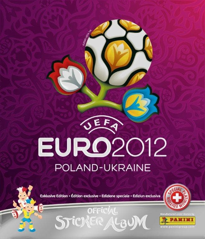 Capa do álbum UEFA Euro 2012 Poland-Ukraine - Special Swiss Platinum