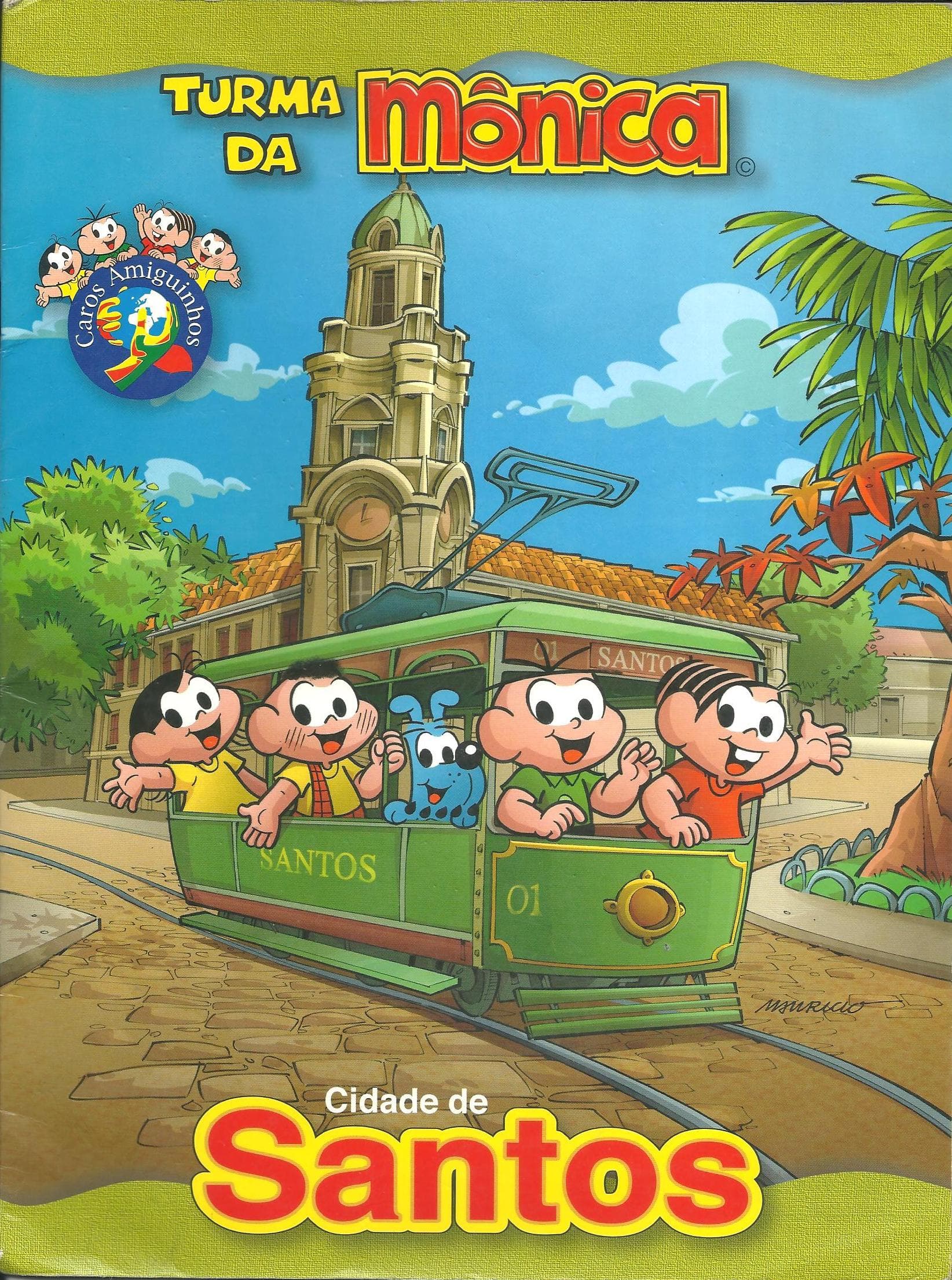 Capa do álbum Turma da Mônica Cidade de Santos
