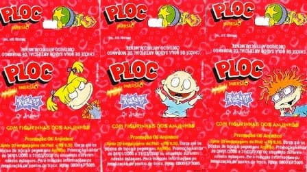 Capa do álbum Chicle de Bola Ploc Diversão Rugrats - Os Anjinhos