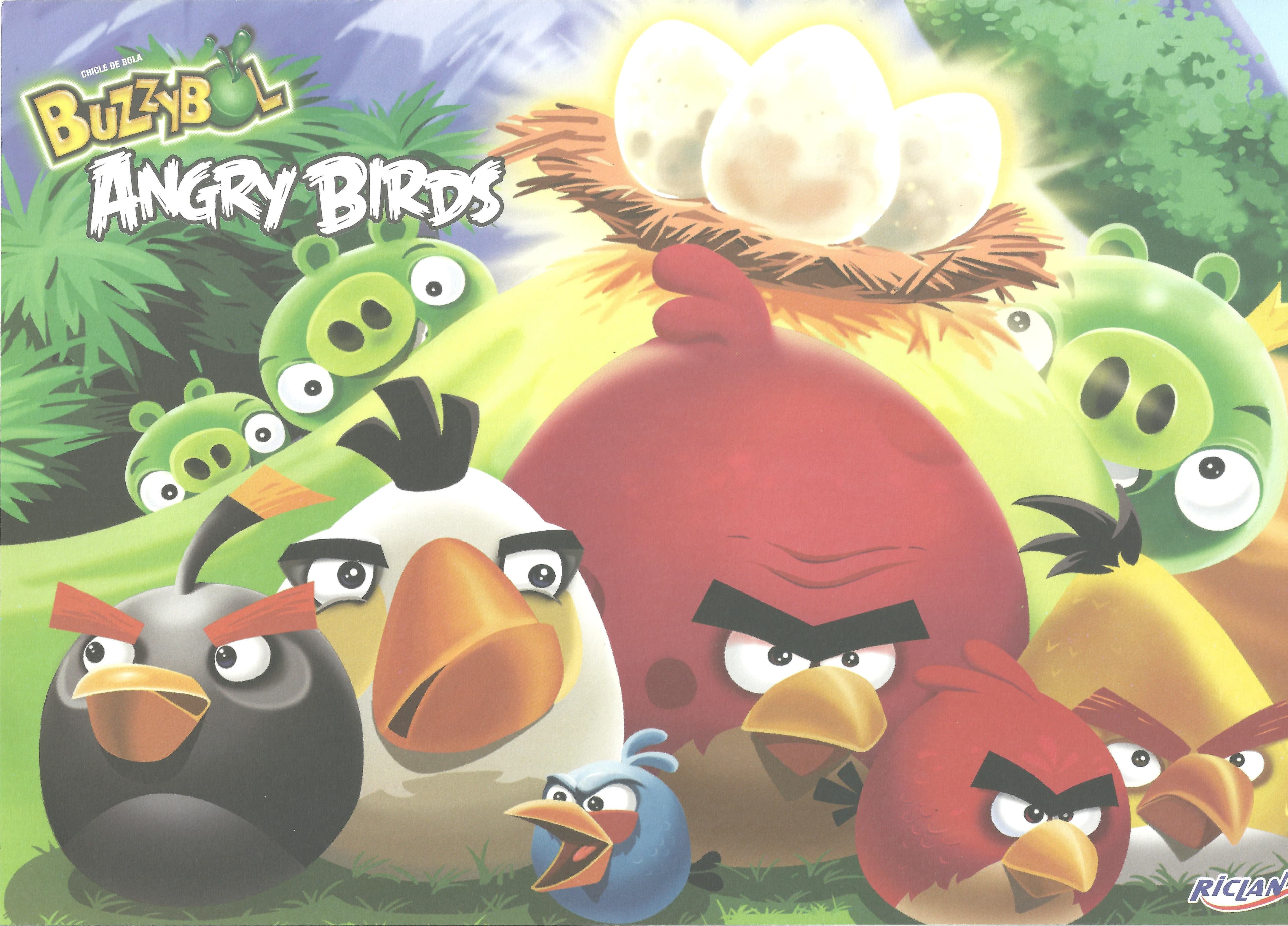 Capa do álbum Chicle de Bola Buzzy Bol Angry Birds
