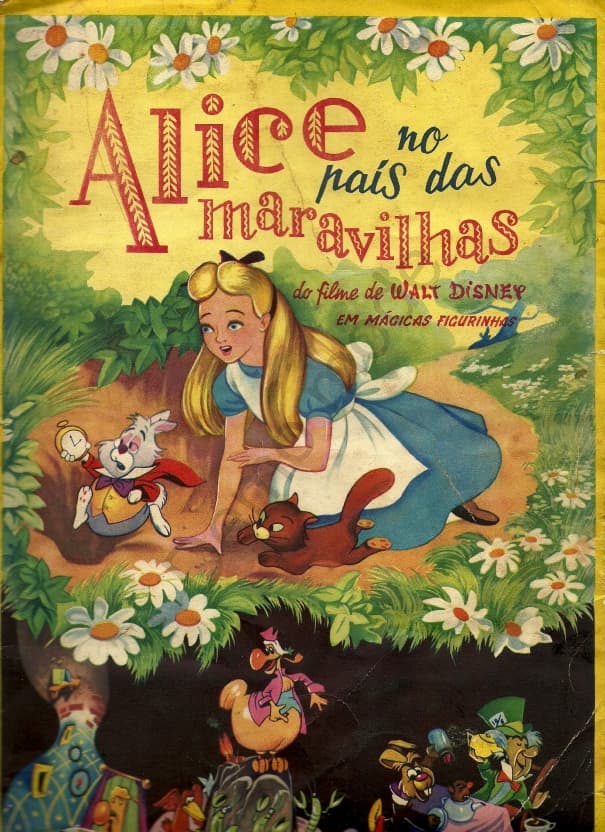 Capa do álbum Alice no país das maravilhas