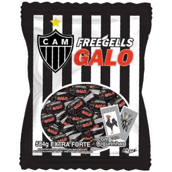 Capa do álbum Balas Freegells Atlético Mineiro