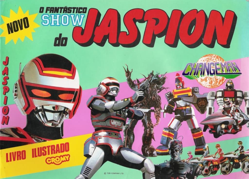 Capa do álbum O fantástico show do Jaspion