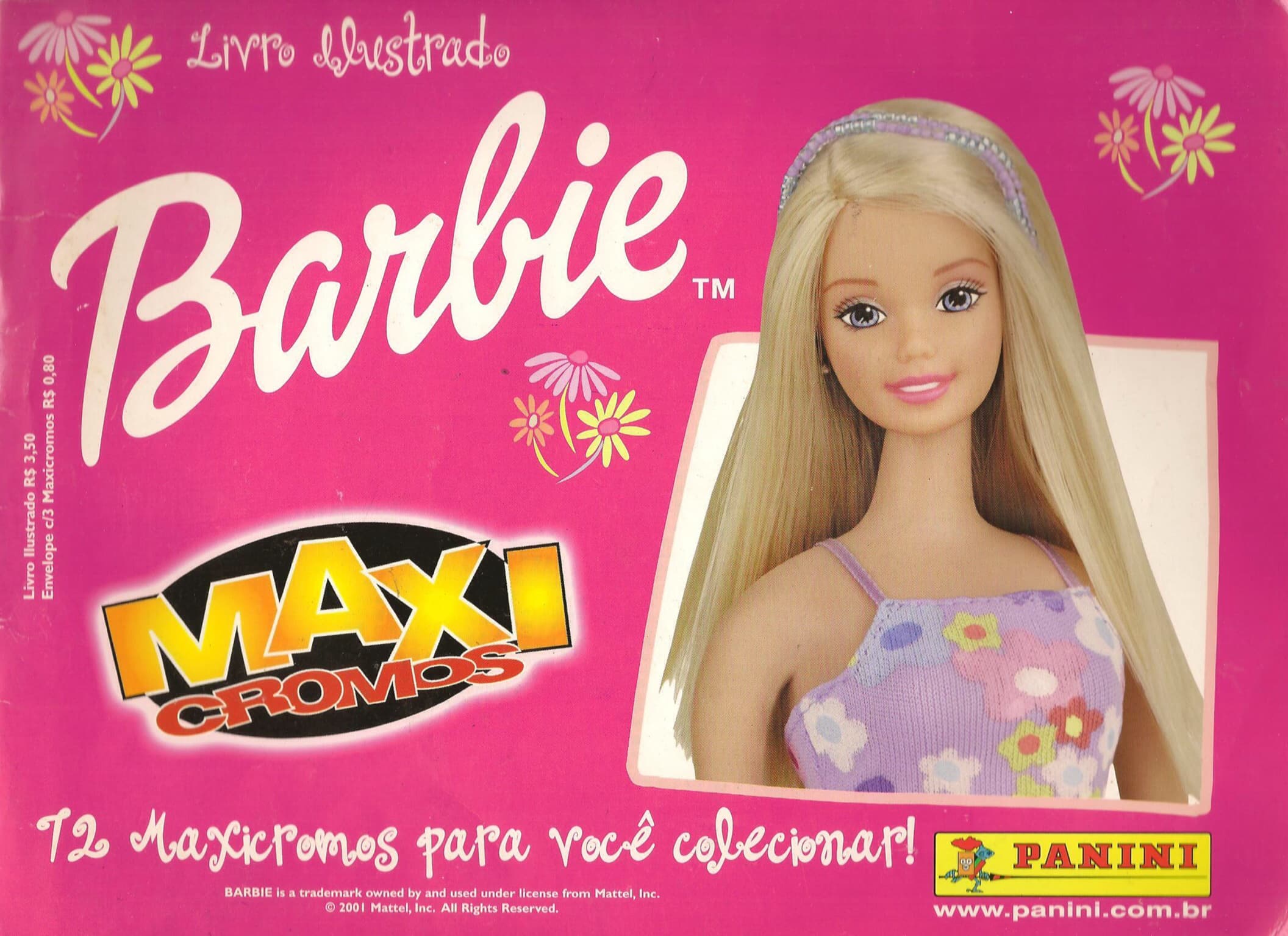 Capa do álbum Barbie Maxi Cromos