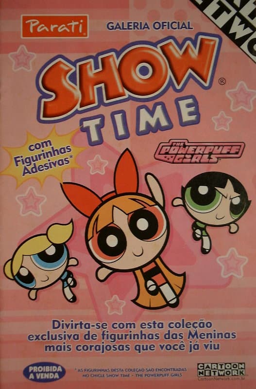 Capa do álbum Galeria Oficial Show Time Meninas Super Poderosas 2003