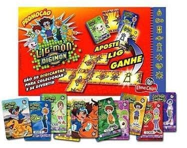 Capa do álbum Elma Chips Cards Lig-Mon Digimon