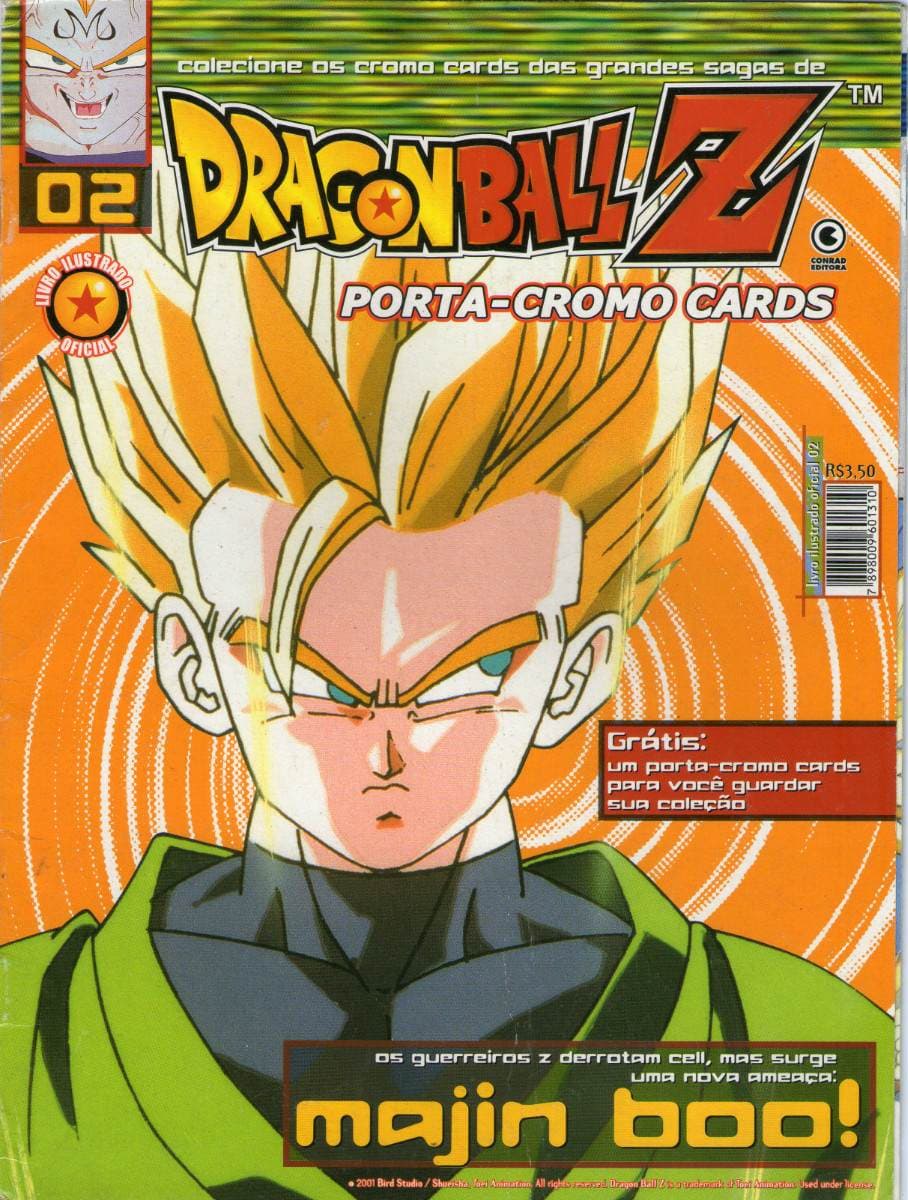 Capa do álbum DragonBall Z Cromo Cards 02