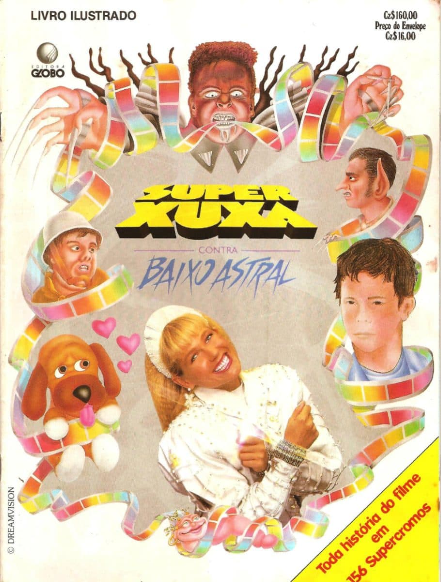 Capa do álbum Super Xuxa Contra Baixo Astral