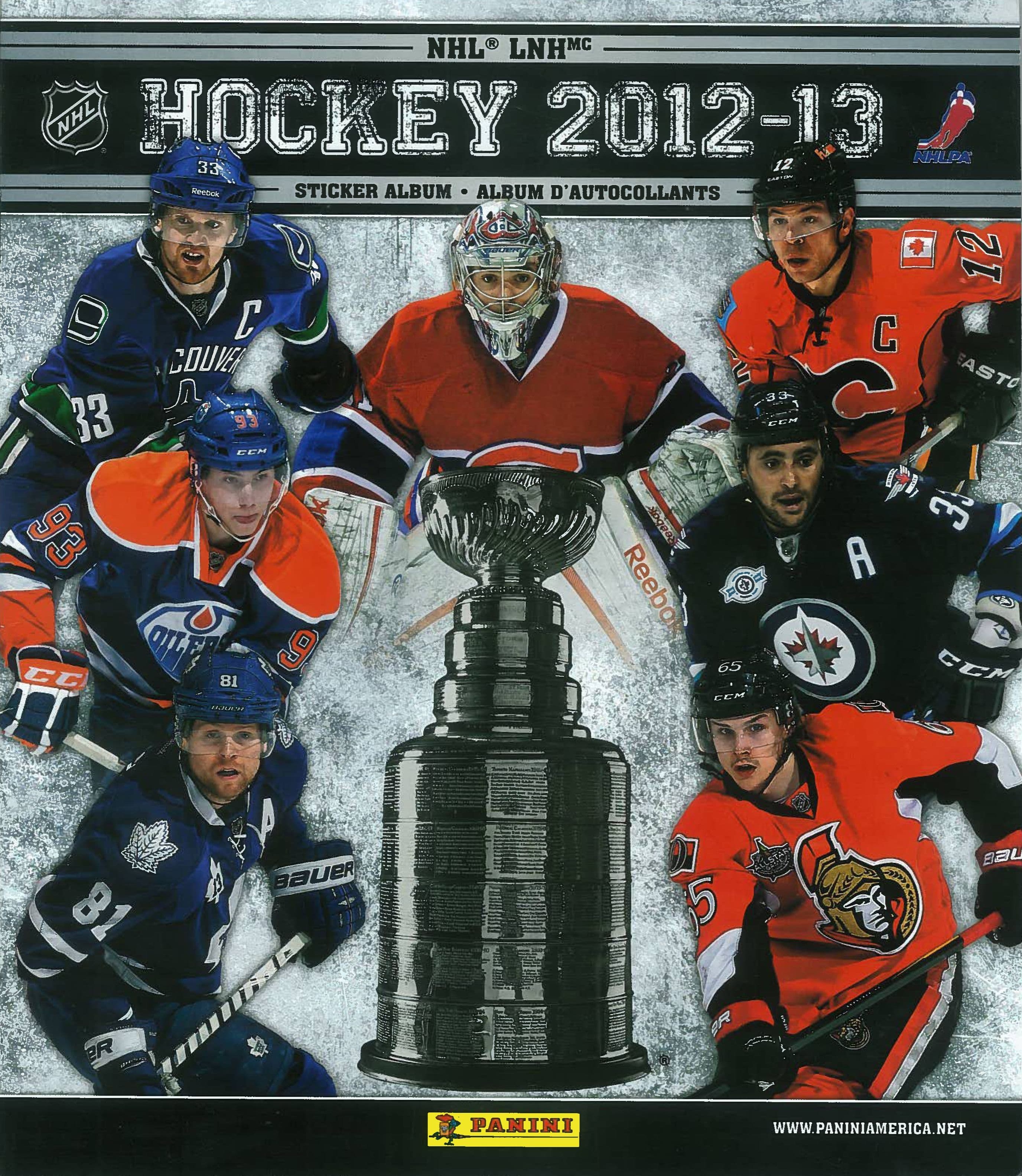 Capa do álbum NHL/LNH Hockey 2012-13