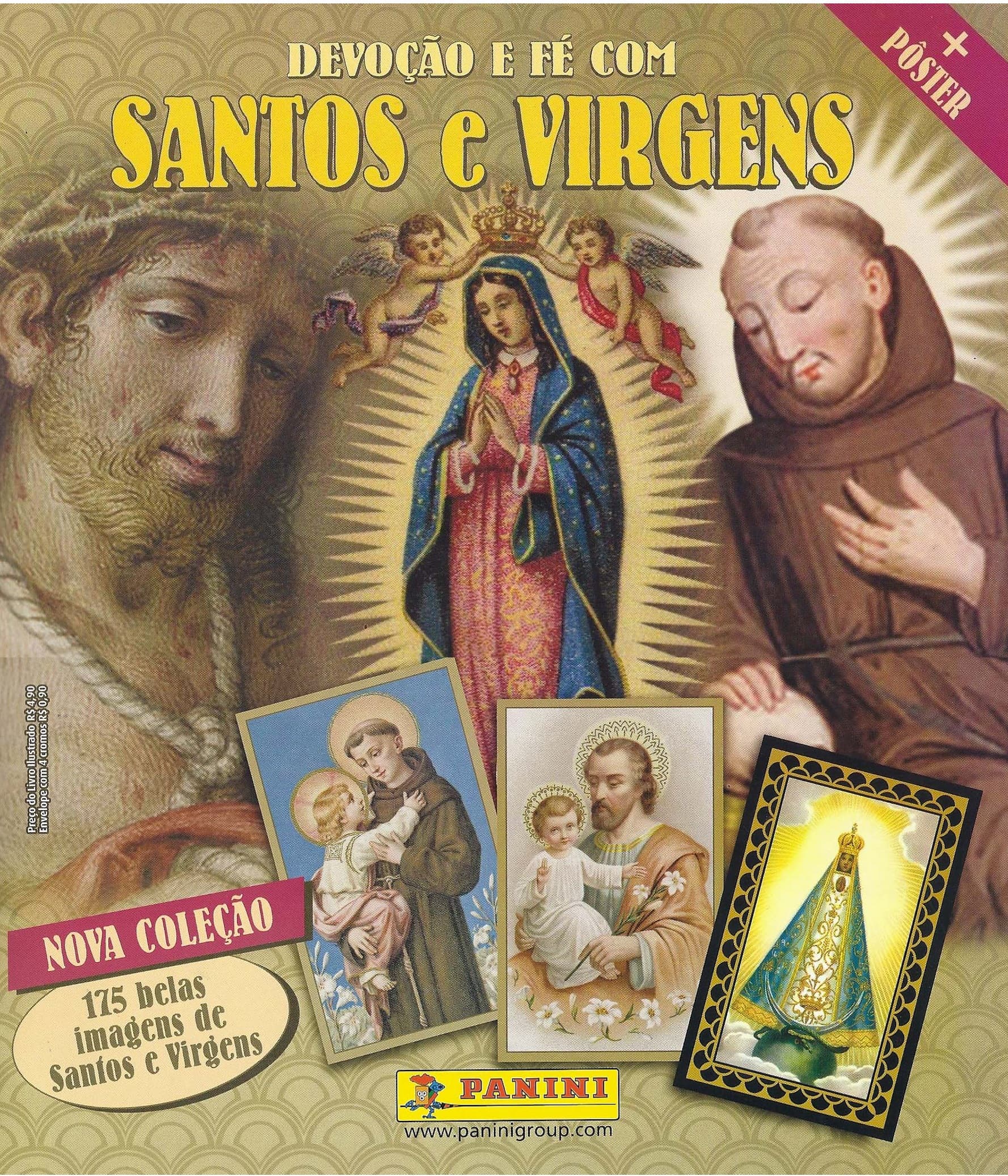 Capa do álbum Devoção e Fé com Santos e Virgens
