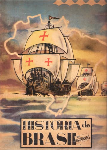 Capa do álbum História do Brasil em Figurinhas