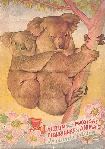 Capa do álbum Mágicas Figurinhas de Animais do Mundo Inteiro