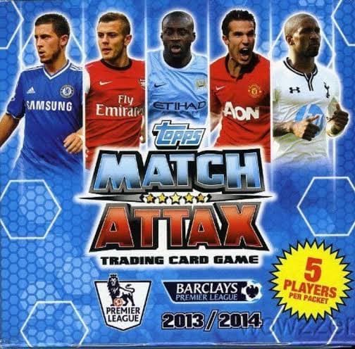 Capa do álbum Match Attax Premier League 2013/2014 - Cards