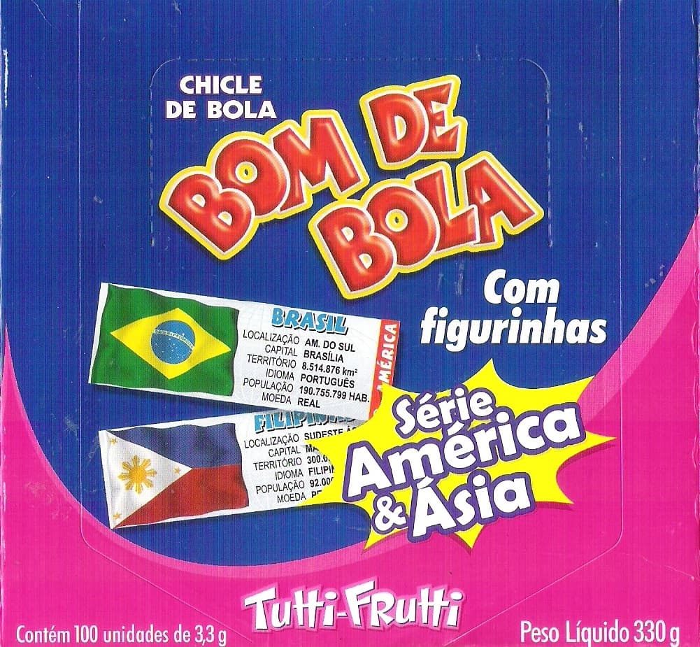 Capa do álbum Chicle de Bola Bom de Bola América e Asia