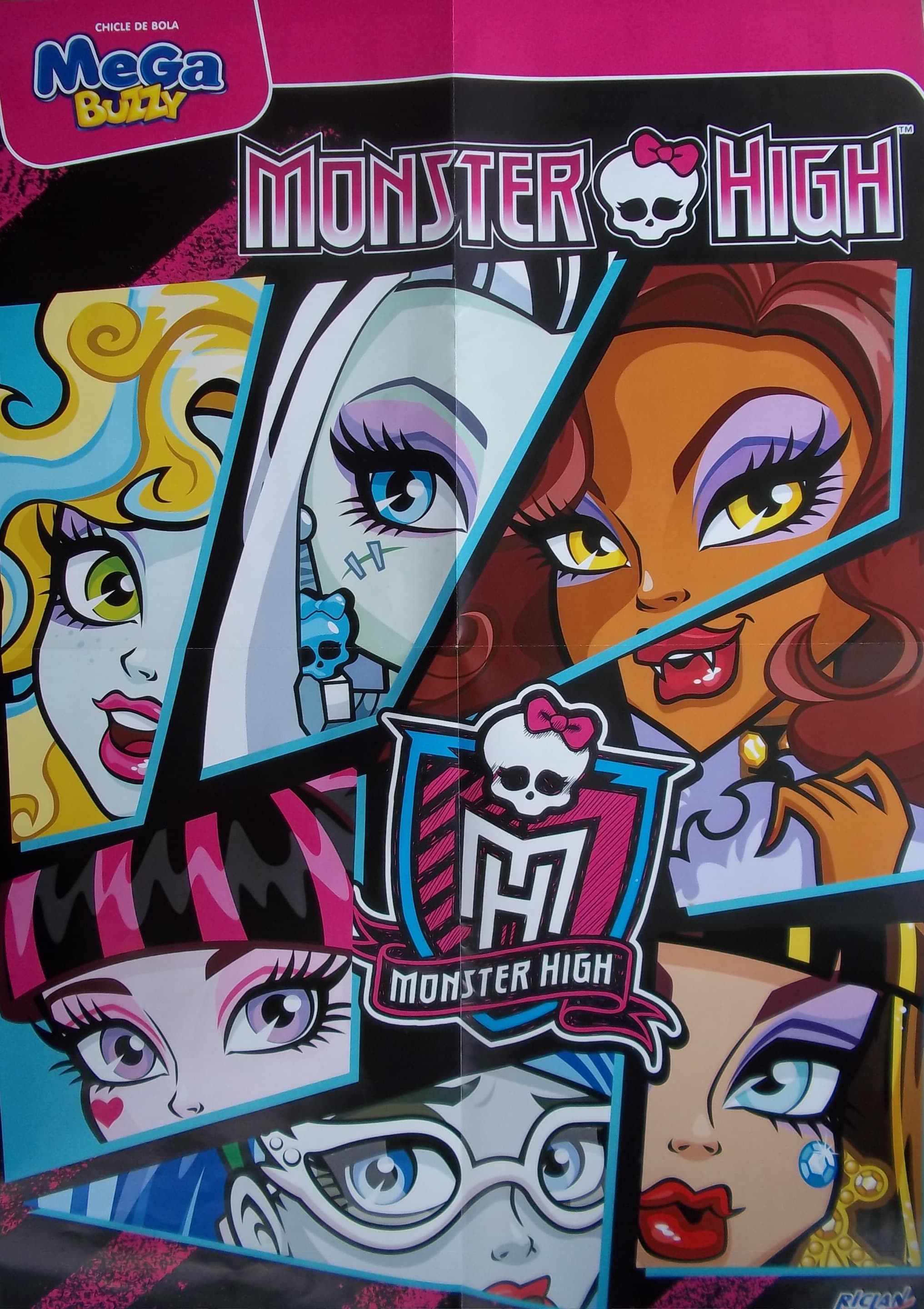 Capa do álbum Chicle de Bola Mega Buzzy Monster High Dark