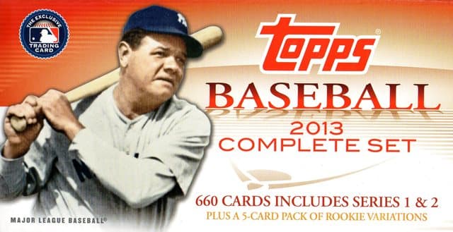 Capa do álbum Baseball 2013 Complete Set