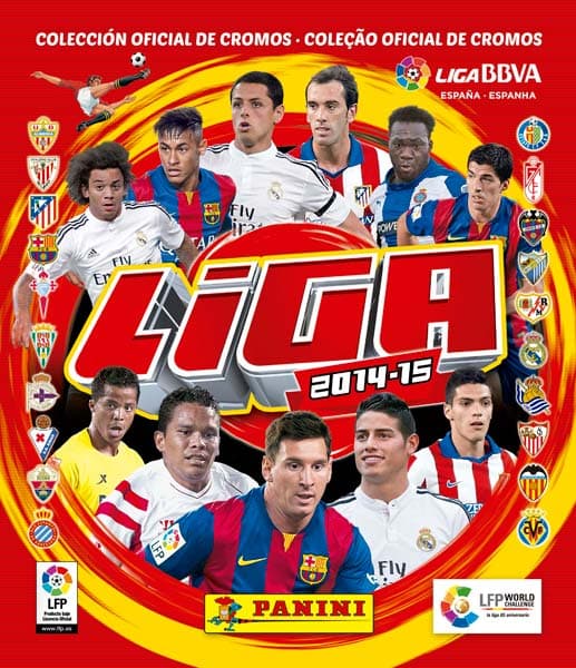 Capa do álbum Campeonato Espanhol - Liga BBVA 2014-2015