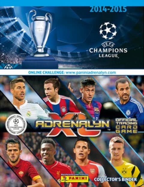 Capa do álbum Adrenalyn XL UEFA Champions League 2014-2015 Italy