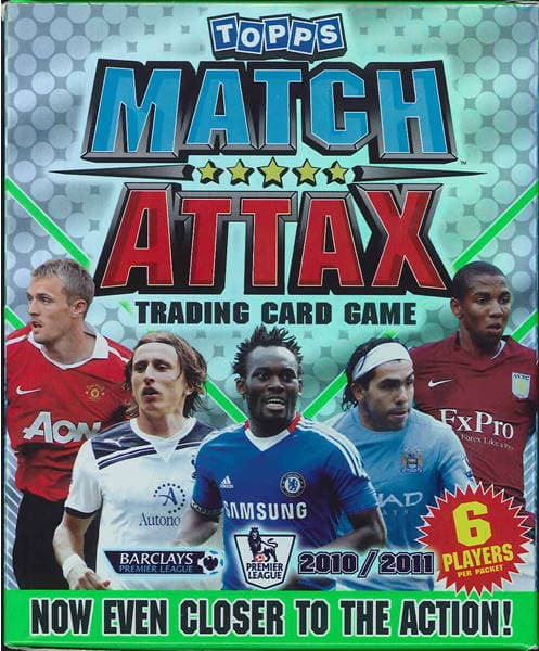 Capa do álbum Match Attax Premier League 2010/2011 - Cards
