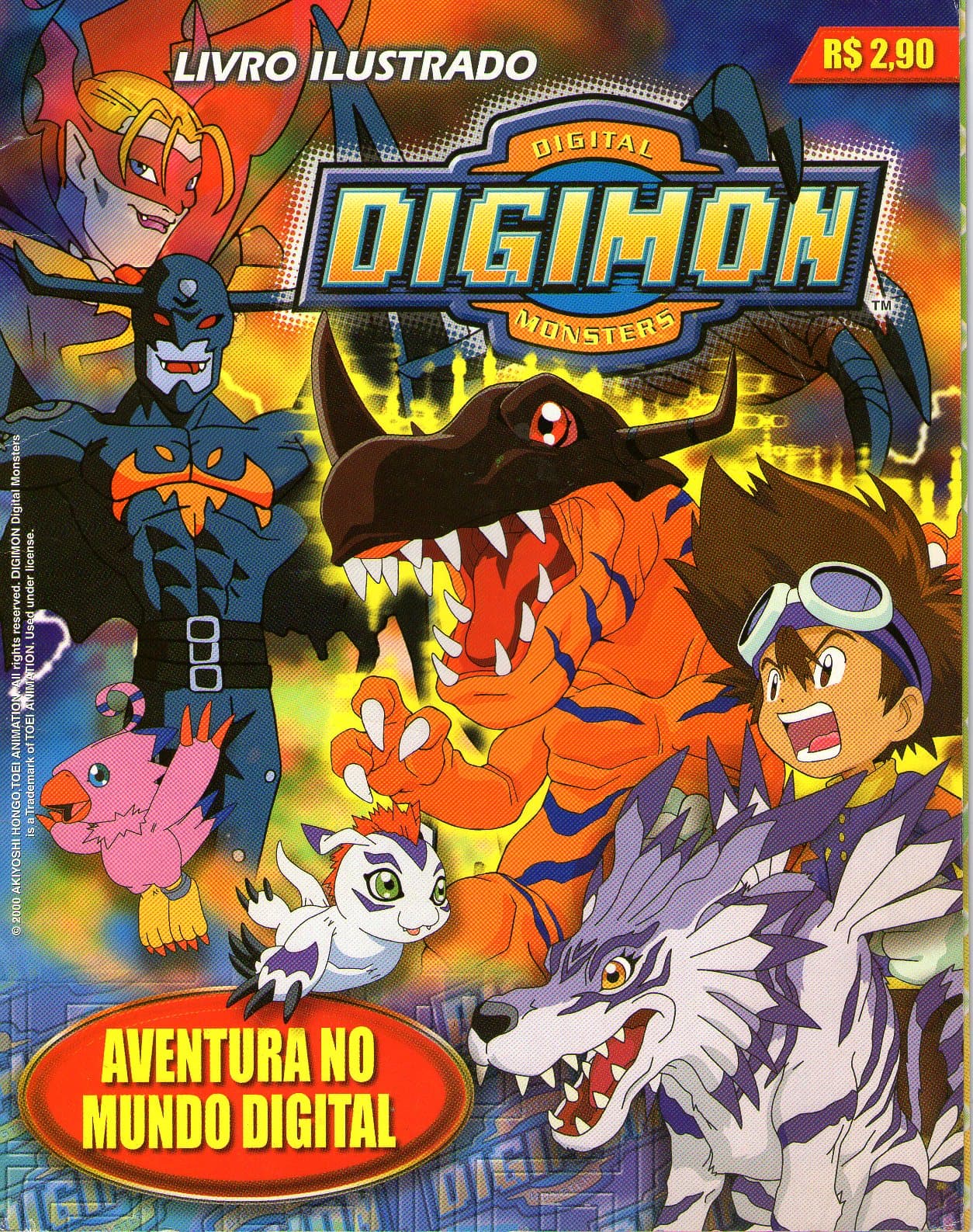 Capa do álbum Digimon Aventura no Mundo Digital
