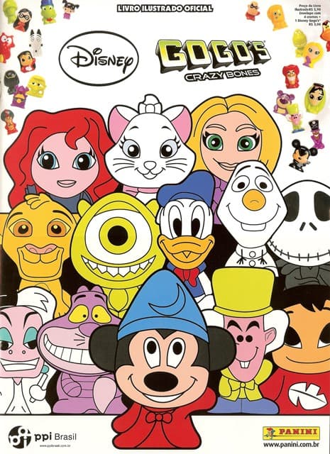 Capa do álbum Gogo's Crazy Bones Disney - Figurinhas