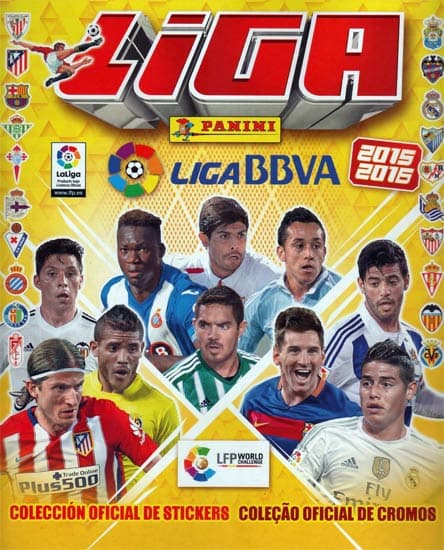 Capa do álbum Campeonato Espanhol - Liga BBVA 2015-2016