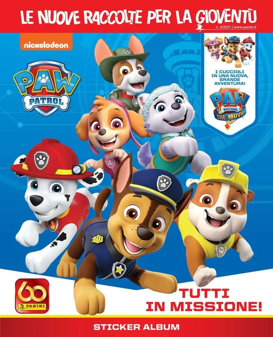 Capa do álbum Paw Patrol - Tutti in Missione!
