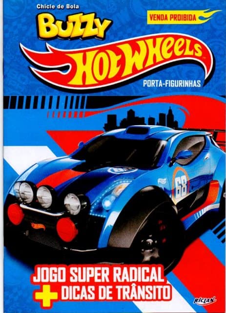 Capa do álbum Chicle de Bola Buzzy Hot Wheels 2016