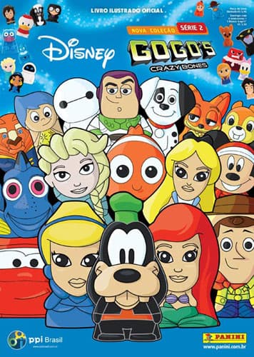 Capa do álbum Gogo's Crazy Bones Disney Série 2 - Bonecos