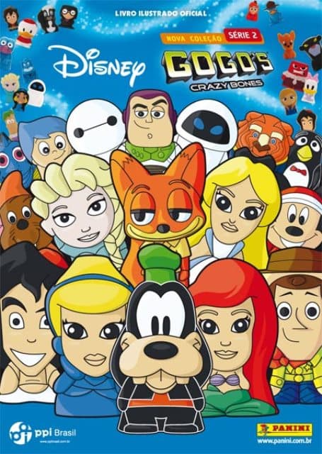 Capa do álbum Gogo's Crazy Bones Disney Série 2 - Figurinhas