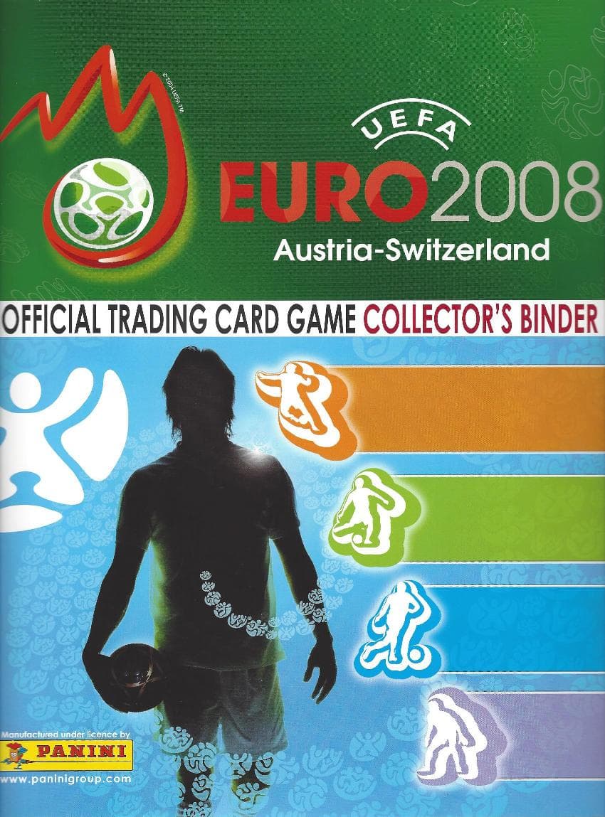 Capa do álbum Card UEFA Euro 2008 Austria-Switzerland