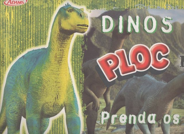 Capa do álbum Chicle de Bola Ploc Dinossauro