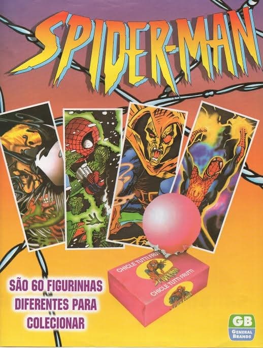 Capa do álbum Chicle de Bola General Brand Spider Man