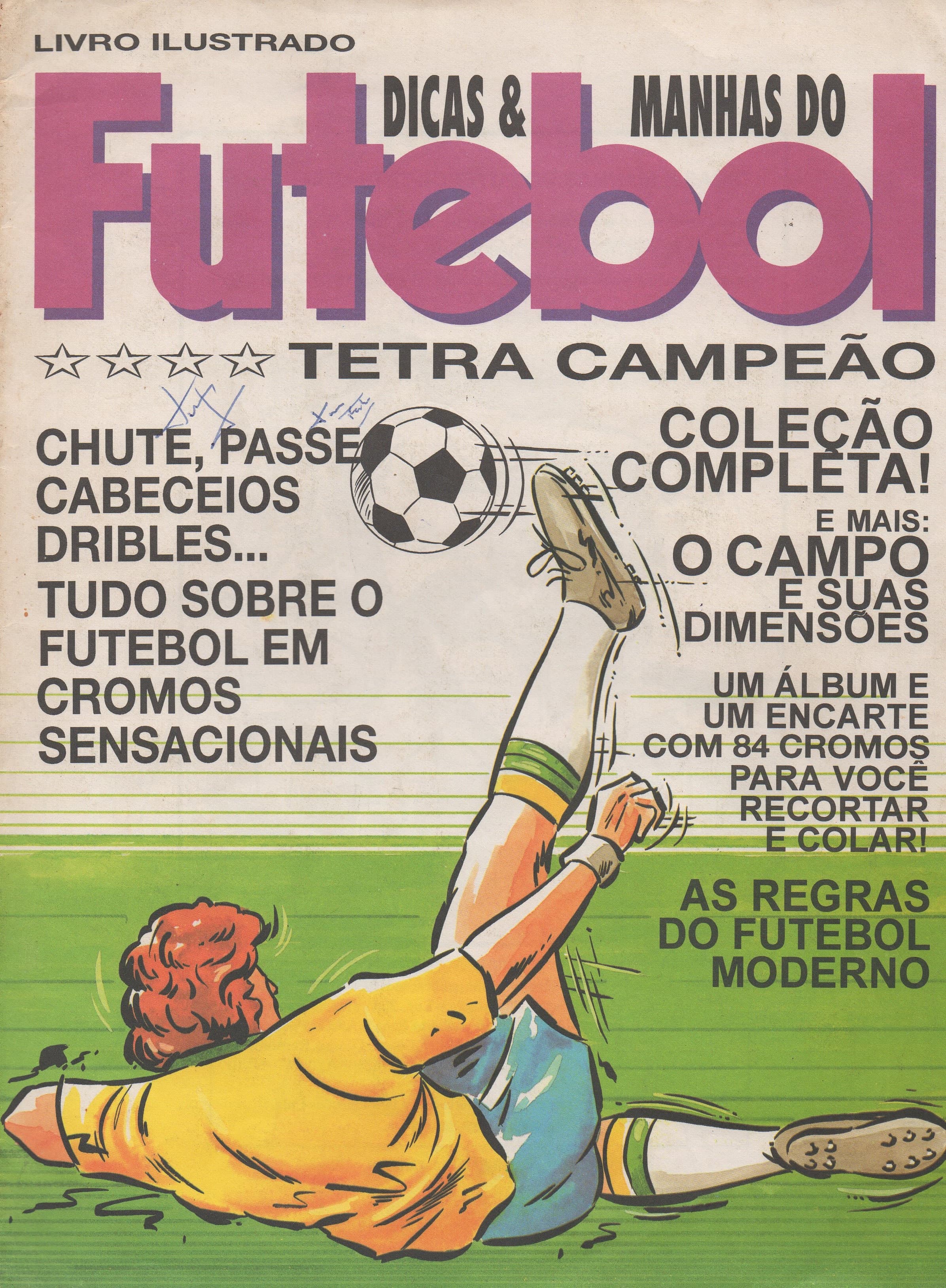 Capa do álbum Dicas e manhas do futebol Tetracampeão
