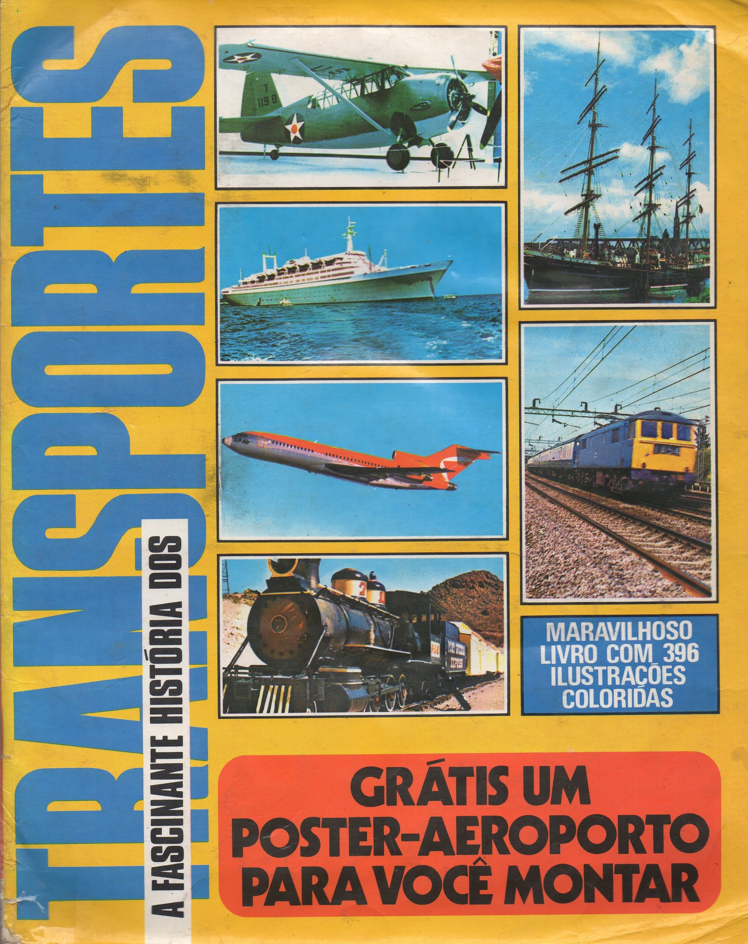 Capa do álbum A Fascinante História dos Transportes