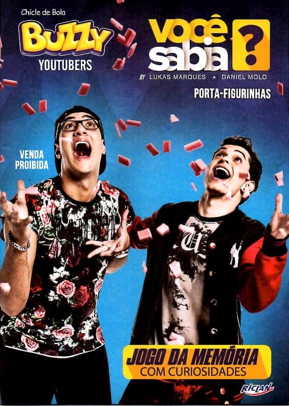 Chicle de Bola Buzzy Youtubers Você Sabia?