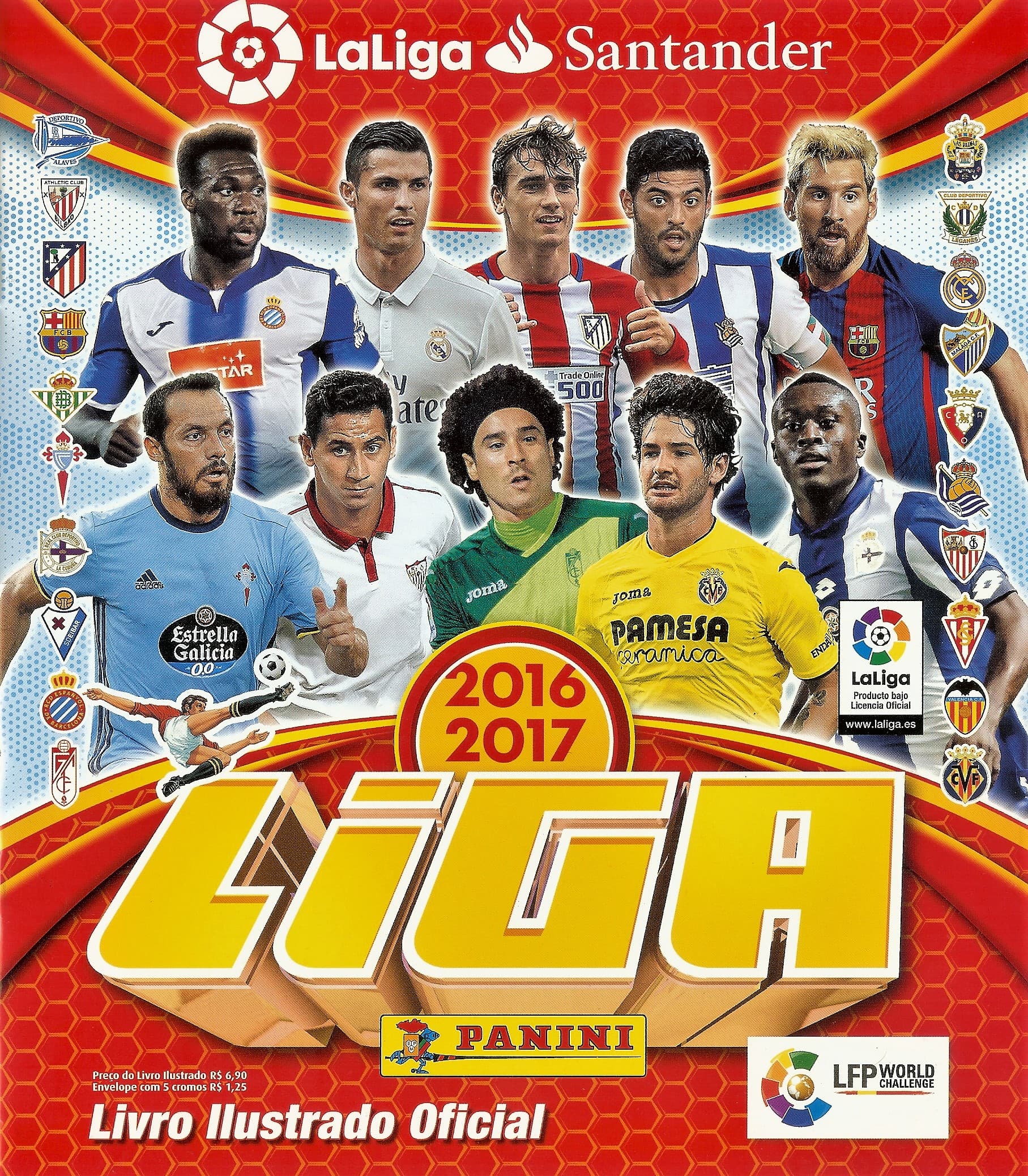 Capa do álbum Campeonato Espanhol - Liga Santander 2016-2017