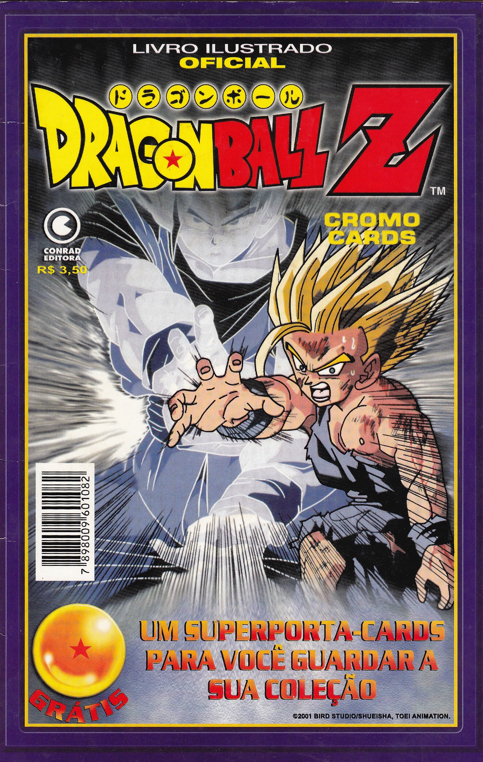 Capa do álbum DragonBall Z Cromo - Cards
