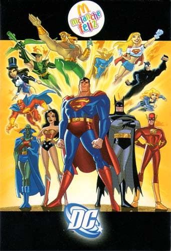 Capa do álbum McLanche feliz Liga da Justiça - Cards