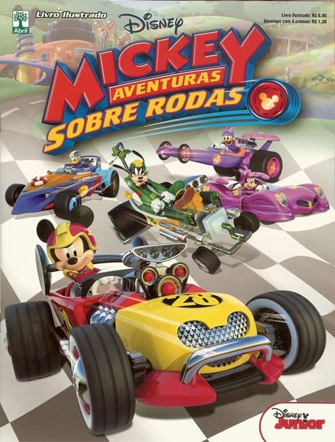 Capa do álbum Mickey - Aventuras Sobre Rodas