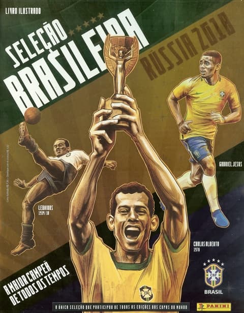Capa do álbum Seleção Brasileira - Rússia 2018
