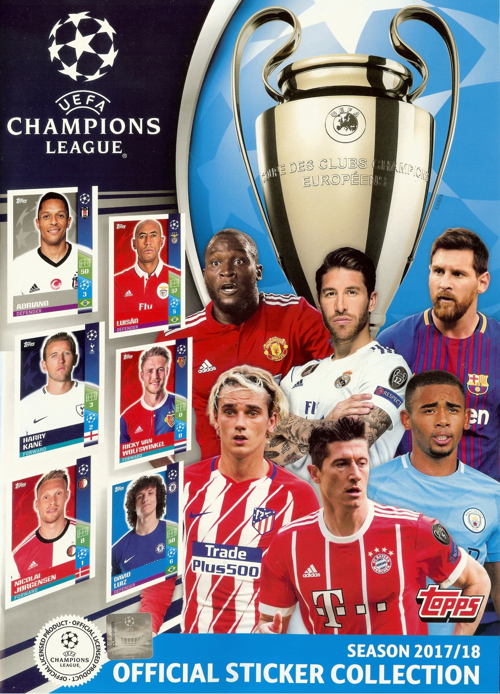 Capa do álbum UEFA Champions League 2017-2018