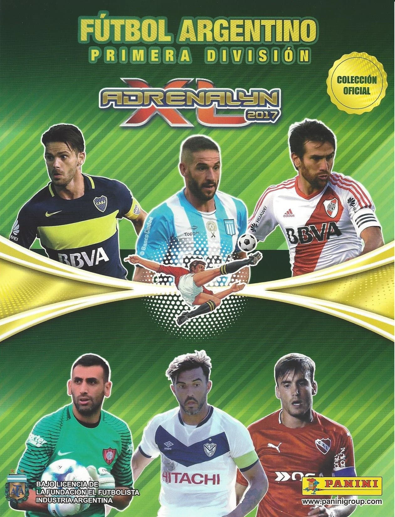 Capa do álbum Adrenalyn XL Fútbol Argentino 2017