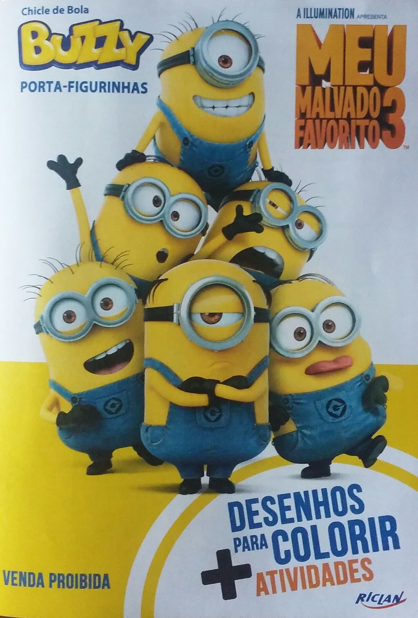 Capa do álbum Chicle de Bola Buzzy Meu Malvado favorito 3