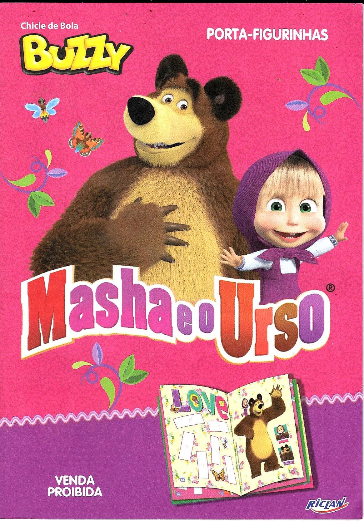 Capa do álbum Chicle de Bola Buzzy Masha e o Urso