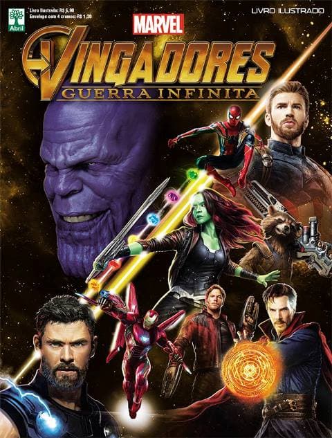 Capa do álbum Vingadores - Guerra Infinita