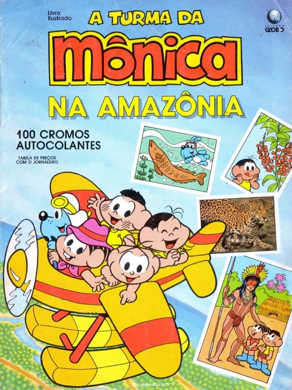 Capa do álbum A Turma da Mônica Na Amazônia